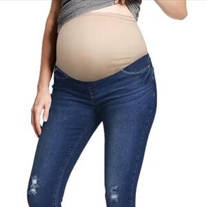 Women's Blue Maternity Jeans